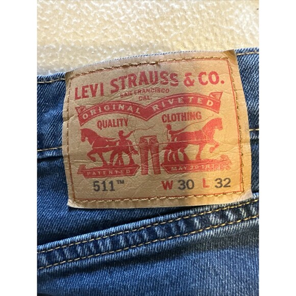 Levi's 511 Denim Straight Jeans Men's Size 30X32 (30x29.5) - Picture 5 of 11